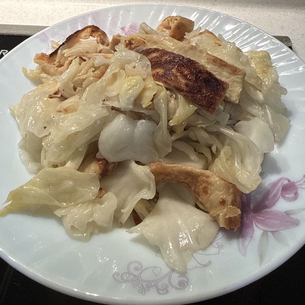 零廚藝系列：豆皮炒高麗菜：游甯喬 一起做