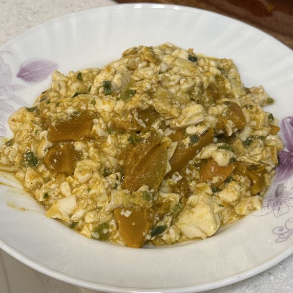 親子手作：南瓜鹹蛋燴豆腐：游甯喬 一起做