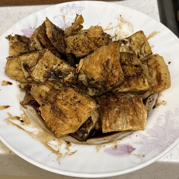 零廚藝系列：蒜香醬油豆皮 : 游甯喬一起做