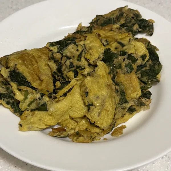地瓜葉煎蛋 : 游甯喬一起做