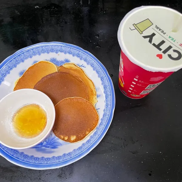 美式鬆餅(簡易版) : 迪迪一起做