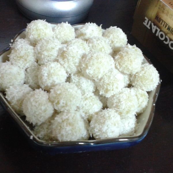 椰香QQ地瓜球：吳明臻 一起做