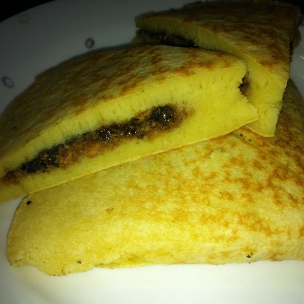 傳統芝麻花生麥煎餅 : 陳芳美一起做