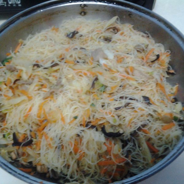 肉燥新竹蔬菜炒米粉 : 楊姿倩一起做