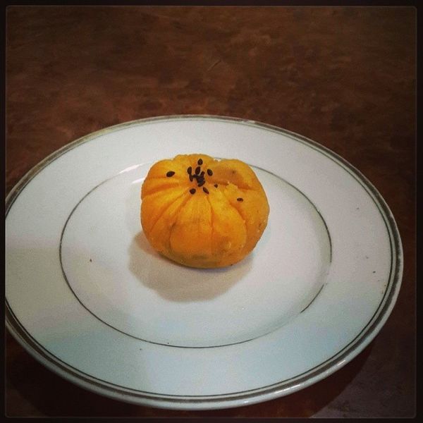 地瓜甘栗茶巾絞 : 兔仔一起做