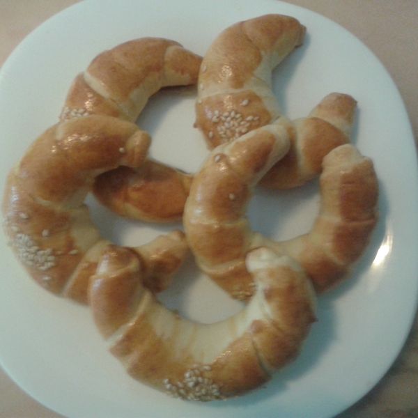 鮮奶乳酪牛角麵包（軟式）-24個 : 究一起做