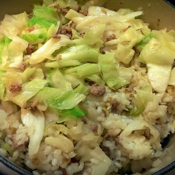 lanni  香甜高麗菜飯：Daphne Chen 一起做