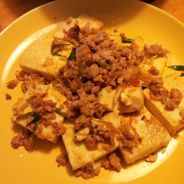 肉末燒豆腐 : 郭昱辰一起做