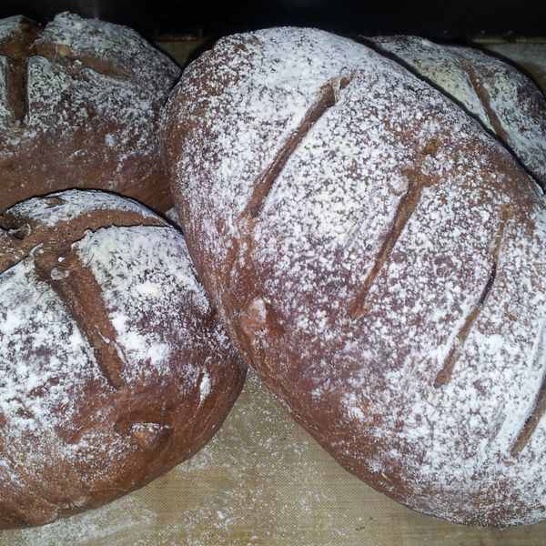 巧克力莓果歐式麵包：Cathy 一起做