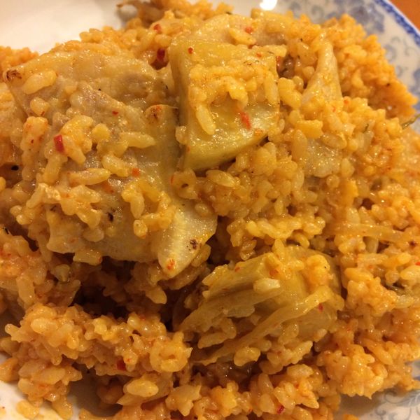 豚五花韓式泡菜燉飯：Nini Twu 一起做