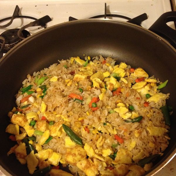 古早味醬油炒飯 : Pan Pan一起做