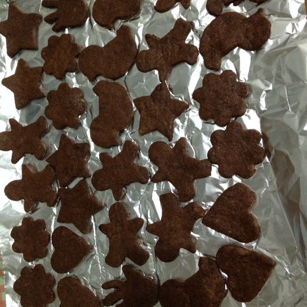 【肉桂打噴嚏】情人節手工巧克力餅乾:milk 一起做