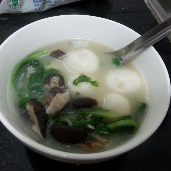 客家鹹湯圓 : Una Chao一起做