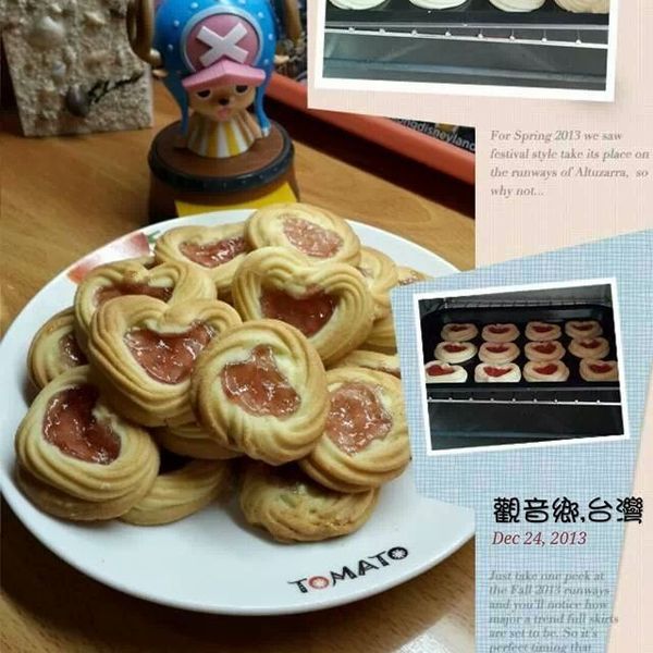 奶油果醬餅乾：吳姿慧 一起做