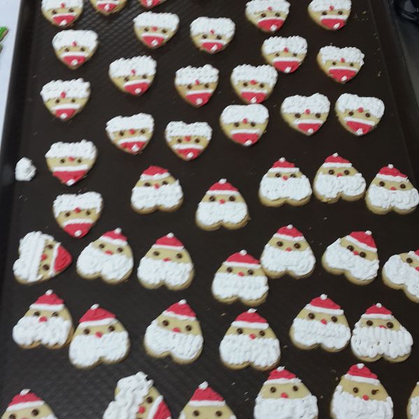 宛の烘培好”食“光 ✿ 聖誕老人糖霜餅乾 : 克莉姆一起做