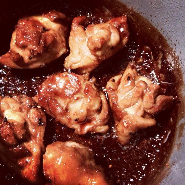 照燒雞腿排(15分鐘*免用油*免醃) : summer一起做