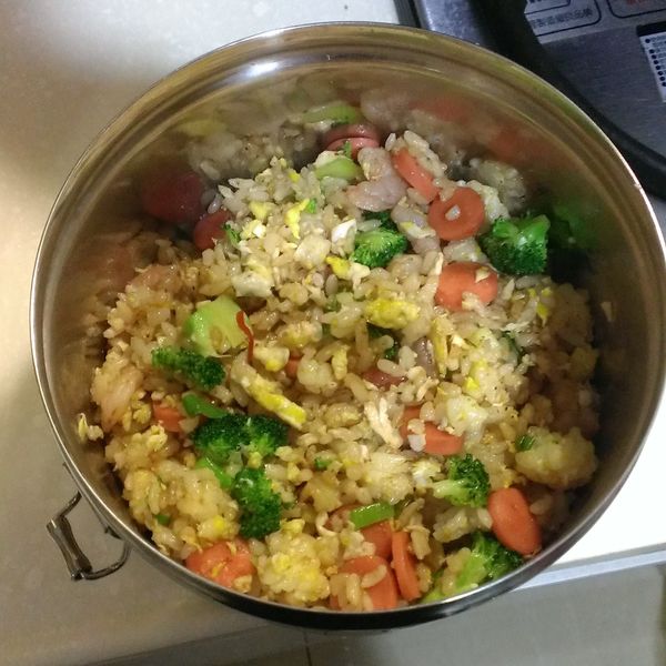 蝦仁火腿蛋炒飯：Candice Liu 一起做