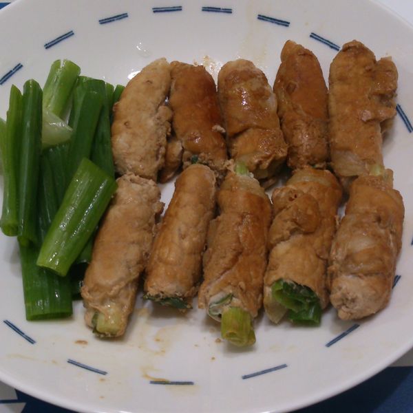 青蔥豬肉捲 : 大叔學做菜一起做