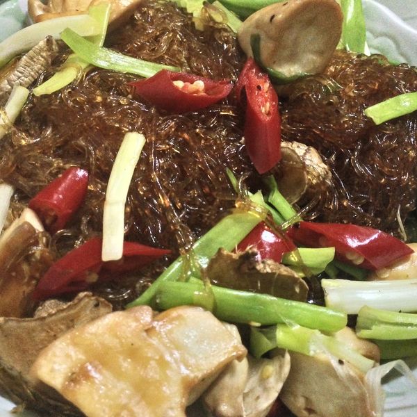 麻油杏鮑菇粉絲煲「LSY美肌養成秘笈」 : Jason一起做