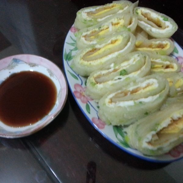 蛋餅 : 米琪一起做