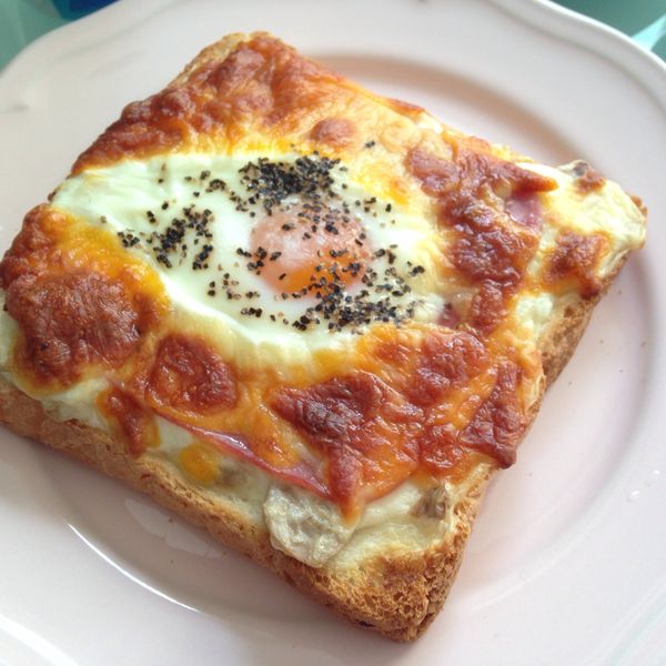 Olivia♥庫克太太三明治 Crouque-madame:Beverly 一起做