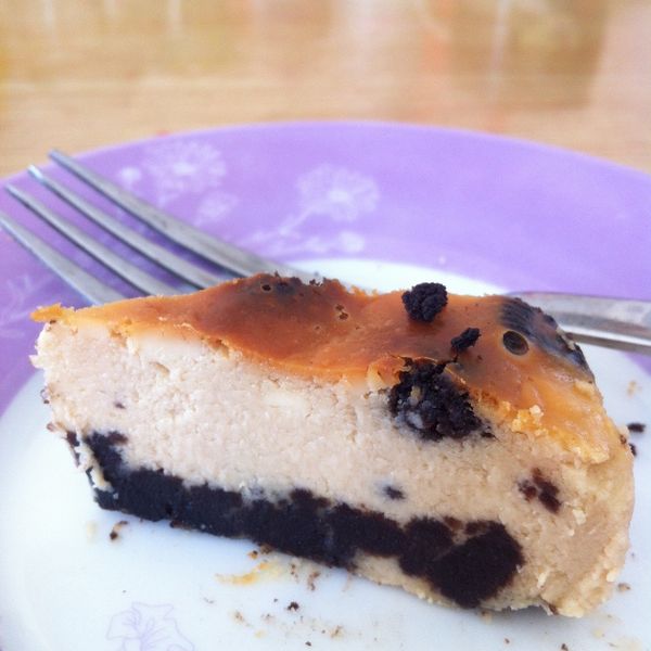 超簡單重乳酪蛋糕。一根攪拌棒就能完成 : Hannah一起做