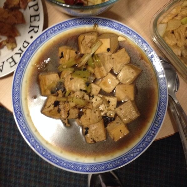 新手人妻料理：蔥燒豆腐 : 洛殤一起做