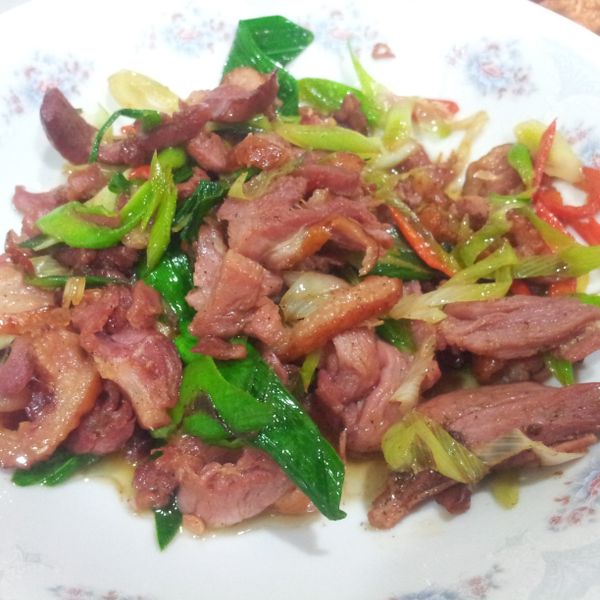 蒜葉炒鴨賞：Nana Wu 一起做