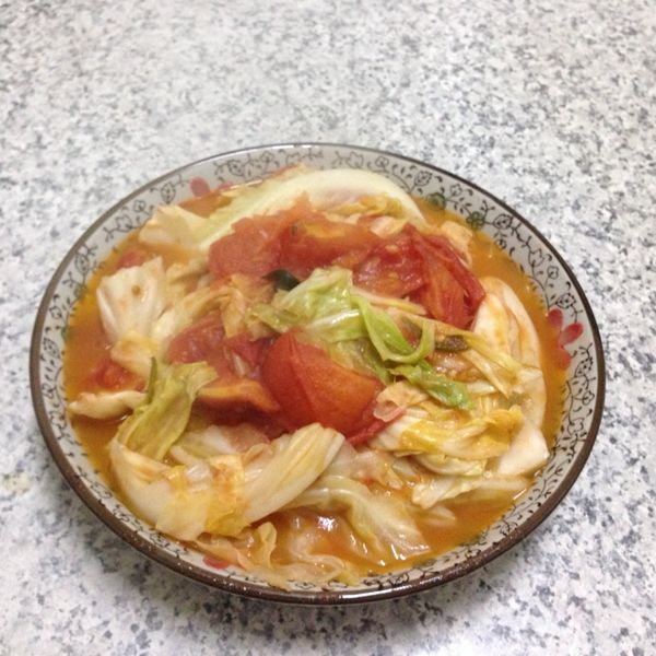 蕃茄高麗菜 : pupubaby一起做