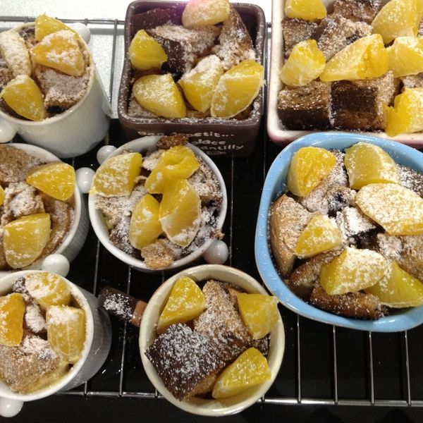 葡萄吐司布丁杯-簡易小烤箱版：Renee777 一起做