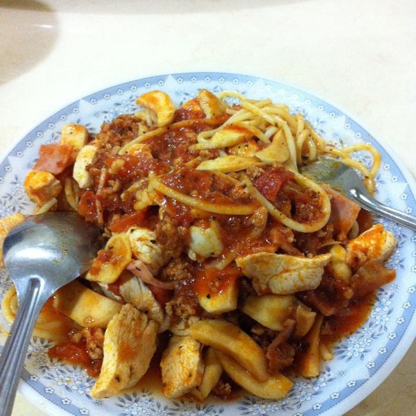 辣味蕃茄肉丸義大利麵 Spicy Marinara Meatball Pasta : 914一起做