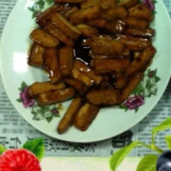 ♥憶柔蔬食♥三杯簡單滷豆干~可素食：Angel Chen 一起做