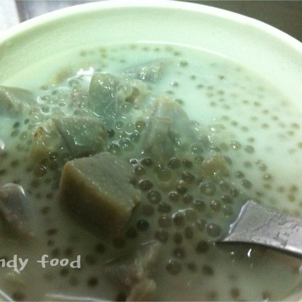 鮮奶芋香西米露 : Candy Chen一起做