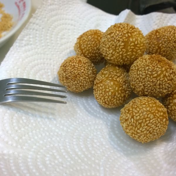 超簡單的-芝麻球 : Kay Su一起做