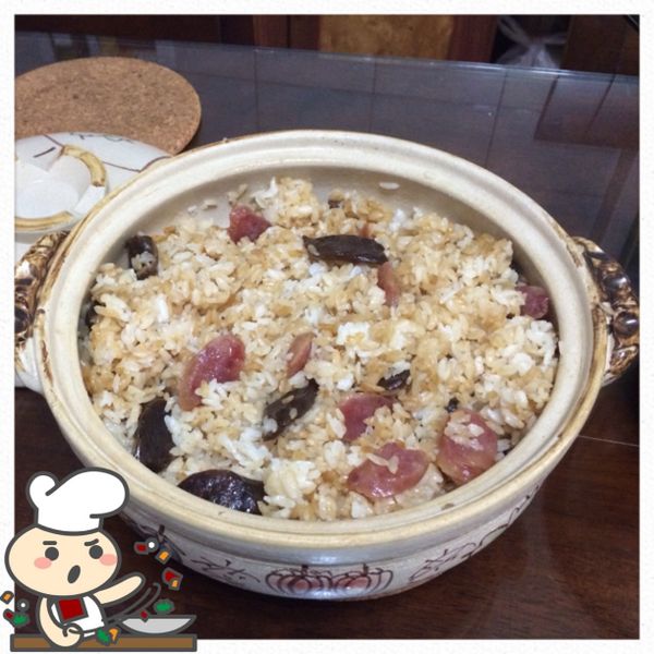 臘味煲仔飯：Karen Chuang 一起做