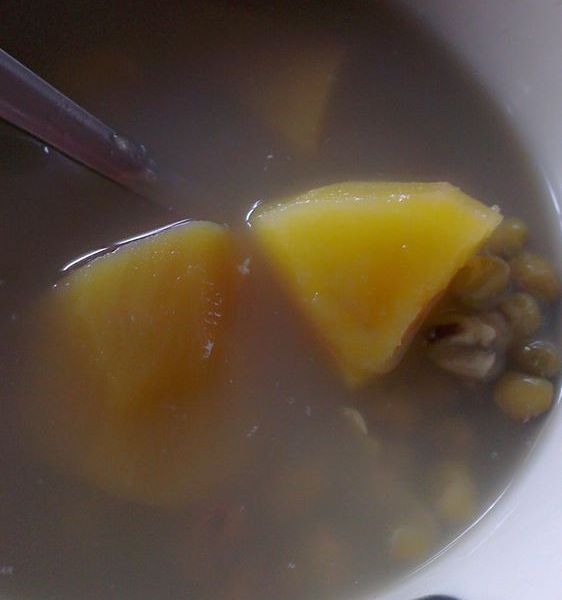 綠豆薏仁地瓜湯：Jade Lin 一起做