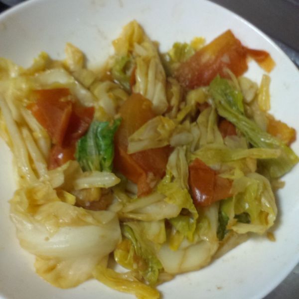 蕃茄高麗菜 : 梁文于一起做