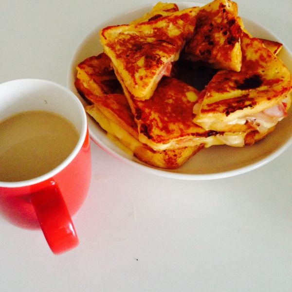 法式火腿吐司(火腿西多士) : Gus Dou Hong一起做