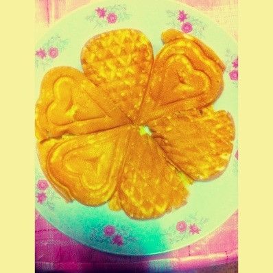 ㄚ曼達的廚房~手工鬆餅+蜂蜜綠茶 : 黃悠遊一起做