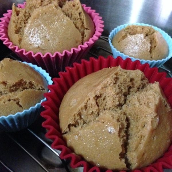 鬆餅粉簡單做 黑糖發糕 : 露露一起做