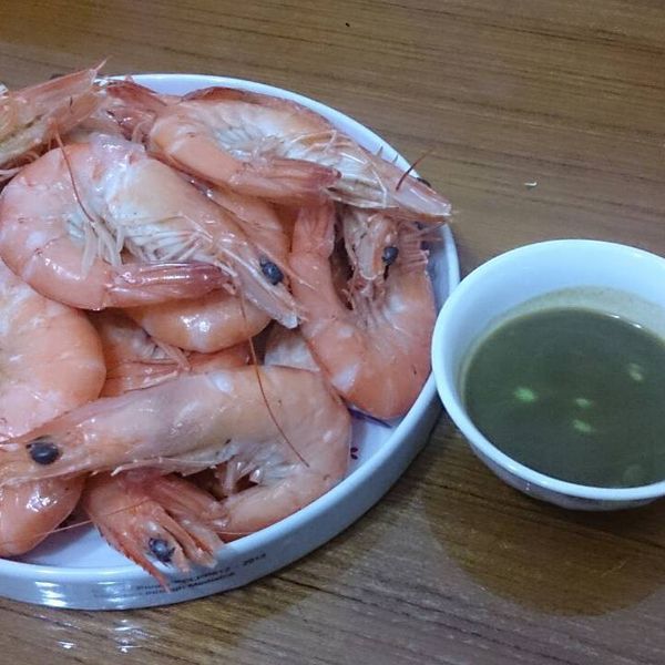 燒酒蝦 : 尚 蓉一起做