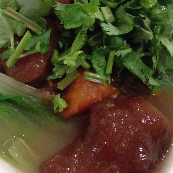 阿嬤的私房菜-牛肉麵 : 潔淇一起做