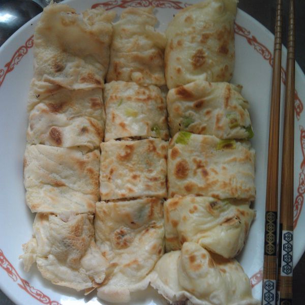 鮪魚起士蛋餅捲 : 廖妤庭一起做