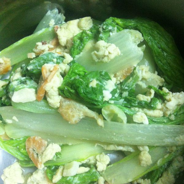 ㄚ曼達與好菜箱~小白菜炒蛋：Wendy 一起做