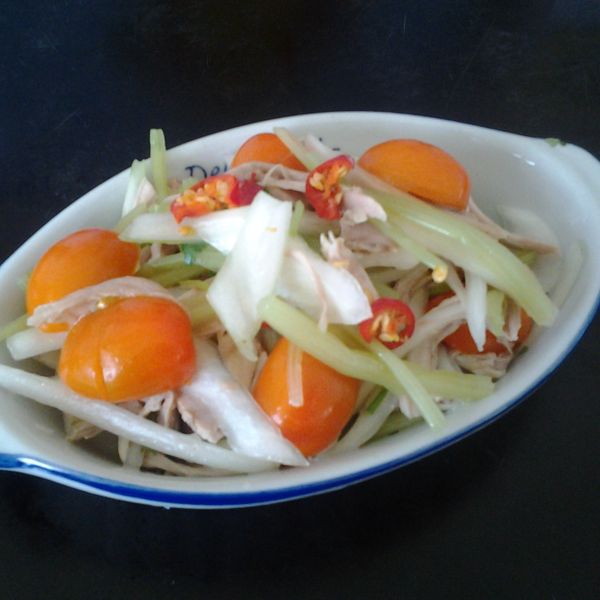 泰式涼拌雞絲 : 雲淡風輕一起做