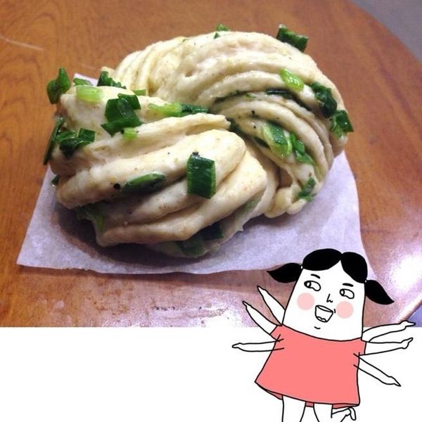 香蔥花捲 : 許瑜伶一起做