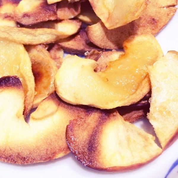 玉桂烤蘋果片:Andrea Wu 一起做