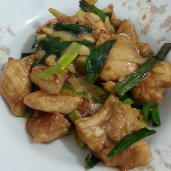 蔥爆雞丁：Ann Li 一起做