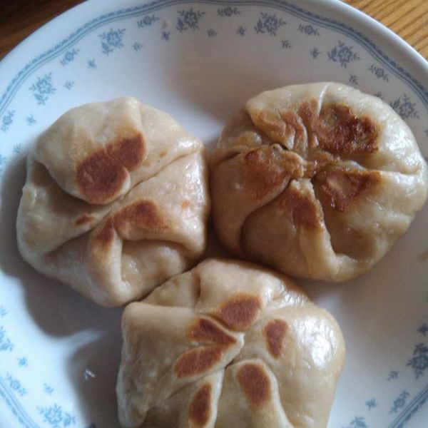 超好吃的-素水煎包：鐘翊涵 一起做