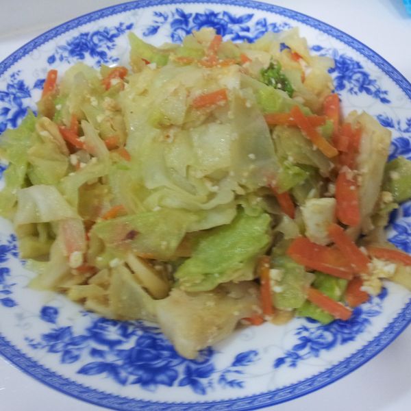 鹹蛋炒高麗菜 : Iris Fan一起做